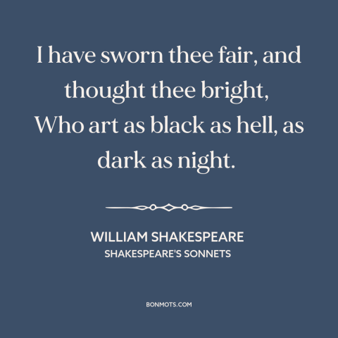 A quote by William Shakespeare about wolf in sheep's clothing: “I have sworn thee fair, and thought thee bright, Who art…”