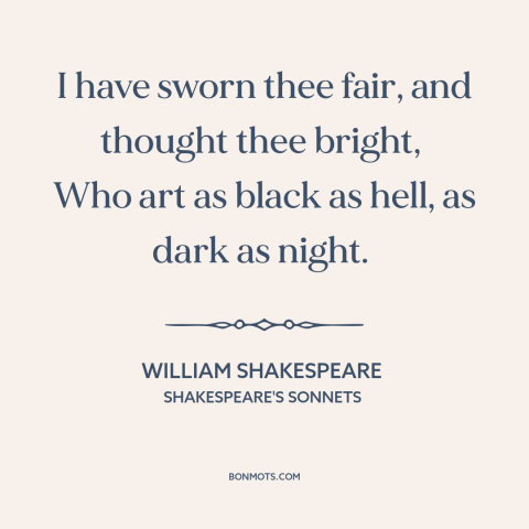 A quote by William Shakespeare about wolf in sheep's clothing: “I have sworn thee fair, and thought thee bright, Who art…”