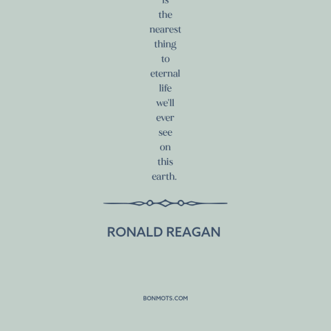 A quote by Ronald Reagan about big government: “No government ever voluntarily reduces itself in size. So governments'…”