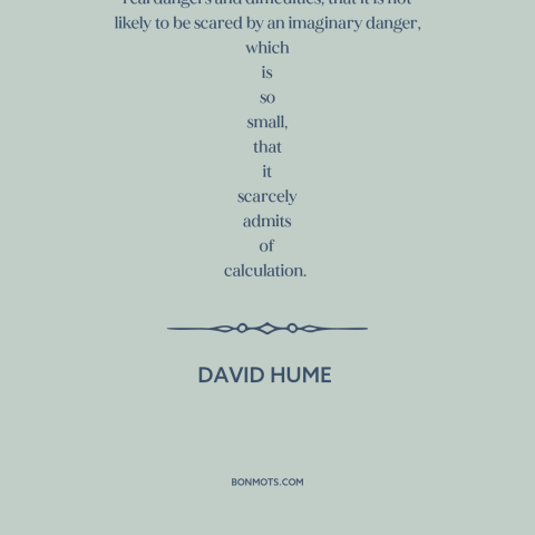 A quote by David Hume about profit motive: “Avarice, the spur of industry, is so obstinate a passion, and works its way…”